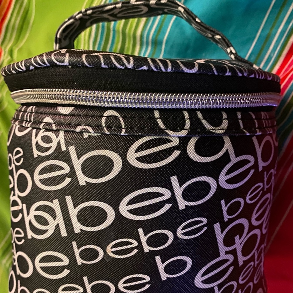 Bebe double zippered make up case BNWOT